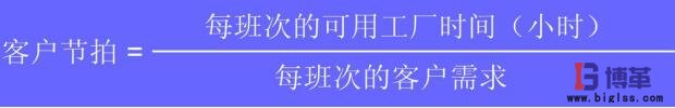 客戶節拍計算公式 生產節拍管理