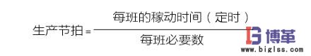 生產(chǎn)節(jié)拍公式 生產(chǎn)節(jié)拍公式
